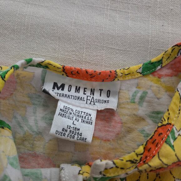 Vintage Sunflower Floral Bubble Romper 9-12 months - Picture 3 of 5